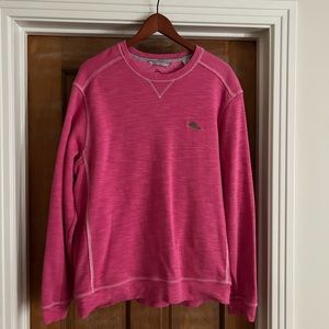 Tommy Bahamas pink sweater. Size Large